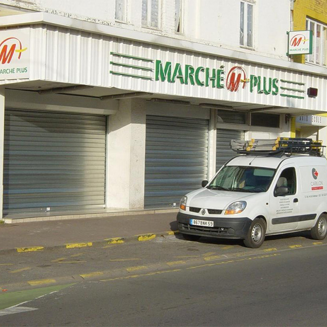 Rideaux de magasin Lille